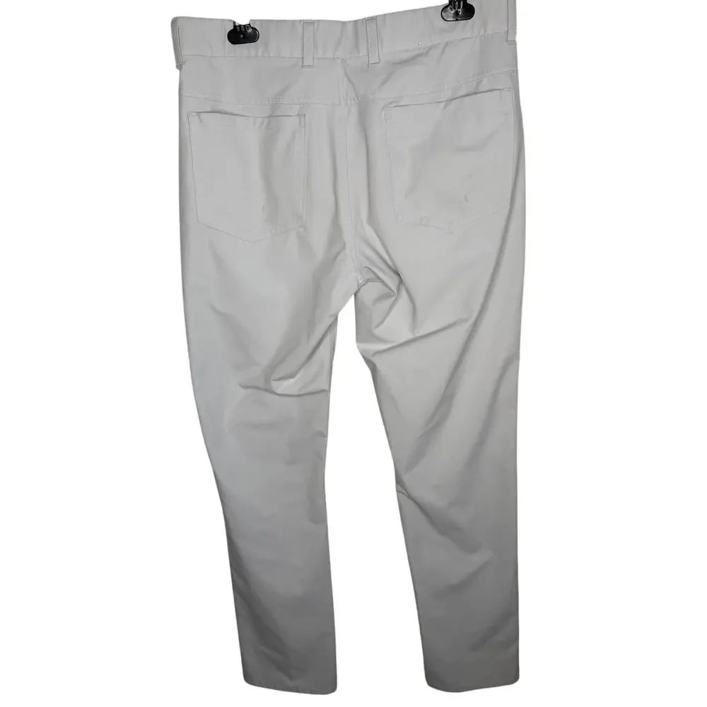 Men's White Chinos - Picture 8 of 9